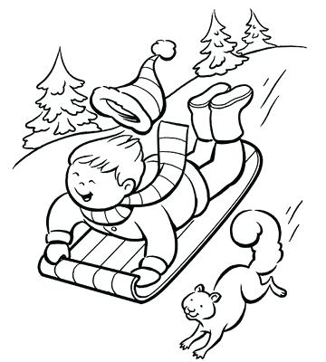 360x400 Coloring Pages For Winter Winter Colouring Pages For Kids Coloring