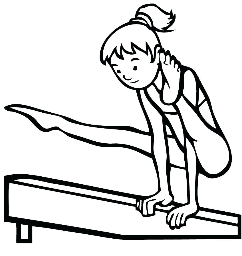 848x900 Sports Coloring Pages Printable Sports Coloring Pages Gymnastic