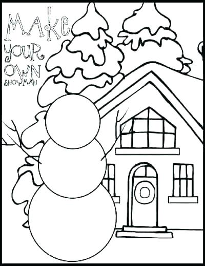 400x518 Winter Coloring Pages Free