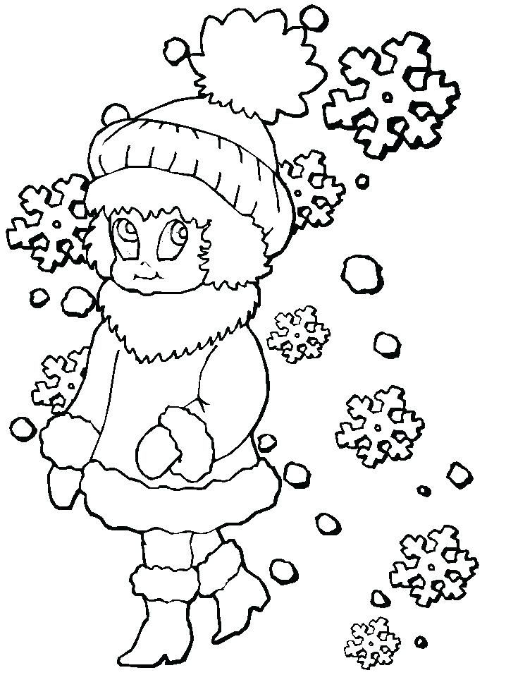 718x957 Winter Themed Coloring Pages
