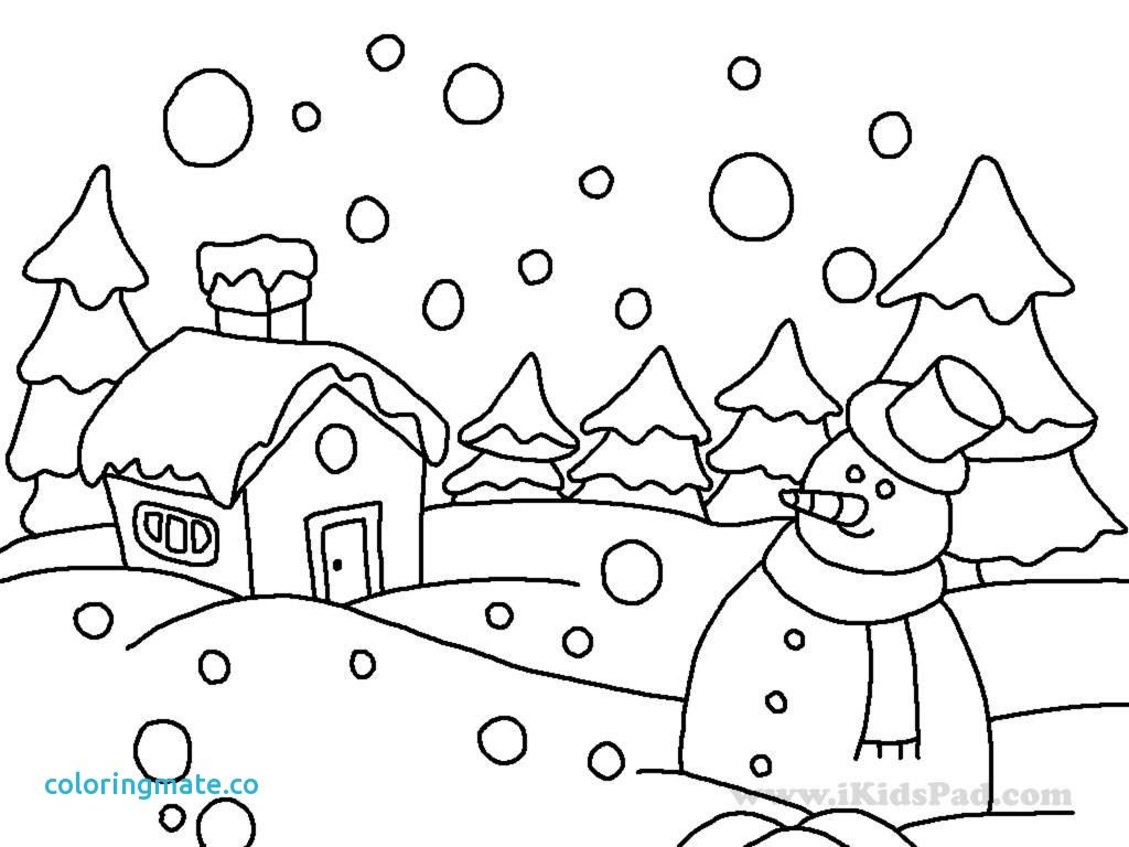 1024x768 Winter Wonderland Coloring Pages Unique Regarding Coloring Page