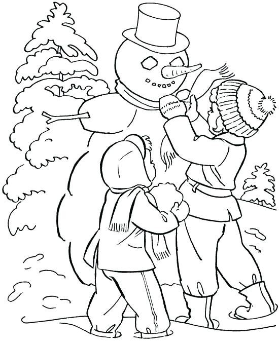550x683 Winter Wonderland Coloring Pages Winter Coloring Pages Free Winter