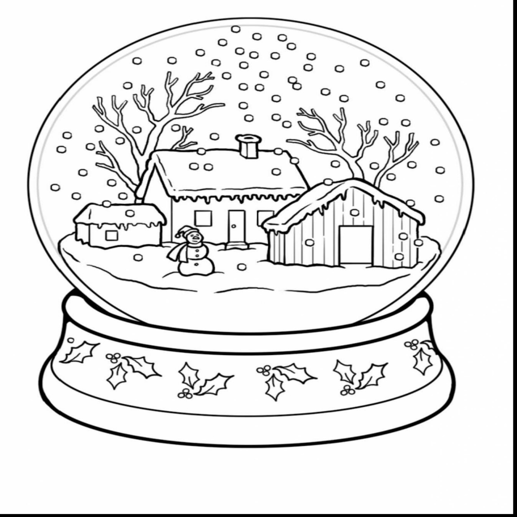 Winter Wonderland Coloring Pages at GetDrawings.com | Free for personal