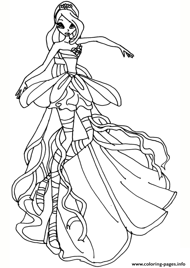 640x905 Winx Club Bloom And Sky Coloring Pages