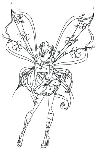 328x500 Winx Club Coloring Pages Plus Wallpaper Titled Club Coloring Pages