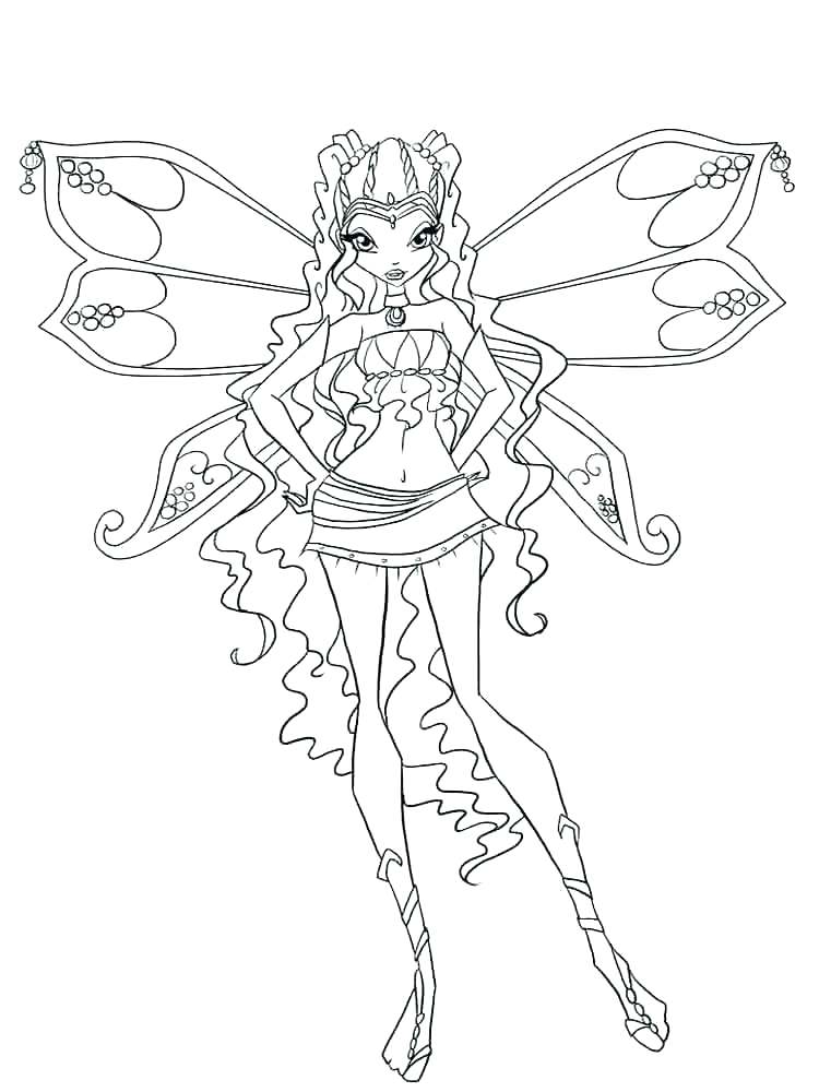 750x1000 Winx Bloomix Coloring Pages