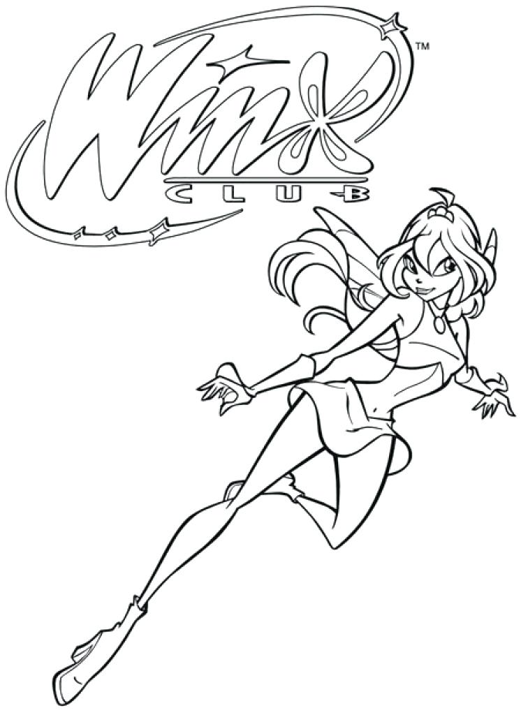 746x1024 Winx Club Coloring Page Free Printable Club Coloring Pages