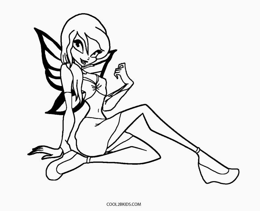 850x690 Free Printable Winx Coloring Pages For Kids