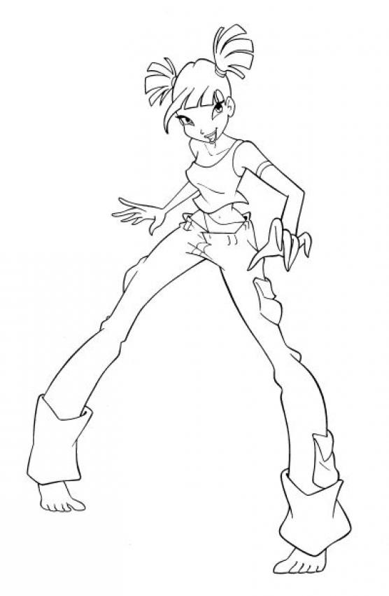 Winx Club Musa Coloring Pages at GetDrawings | Free download