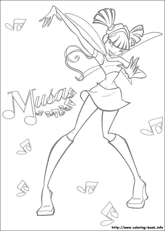 567x794 Winx Club Coloring Picture