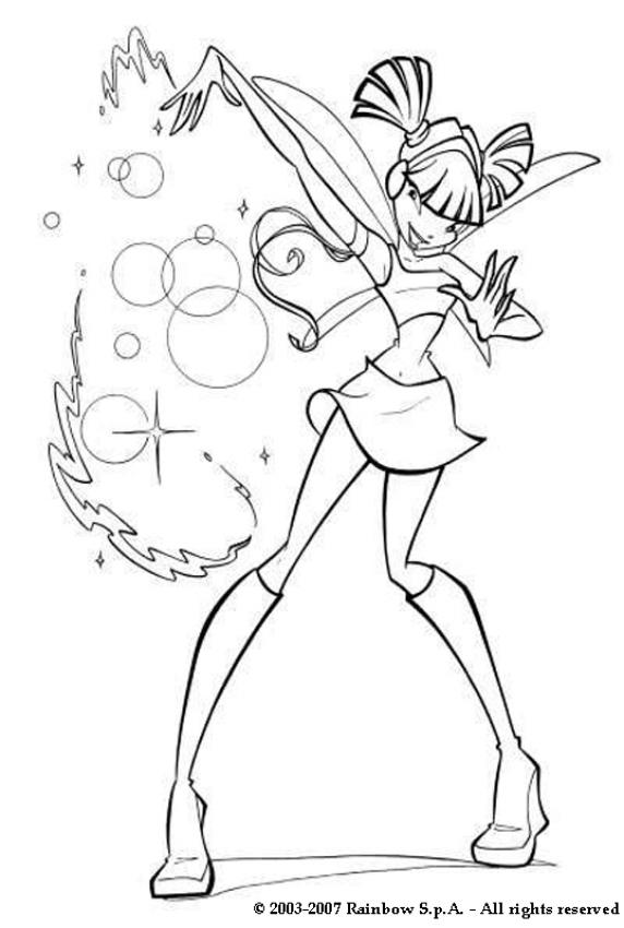 572x850 Winx Musa Winx Club, Adult Coloring