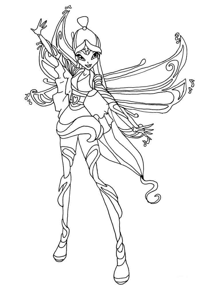 750x1000 Winx Club Musa Coloring Pages