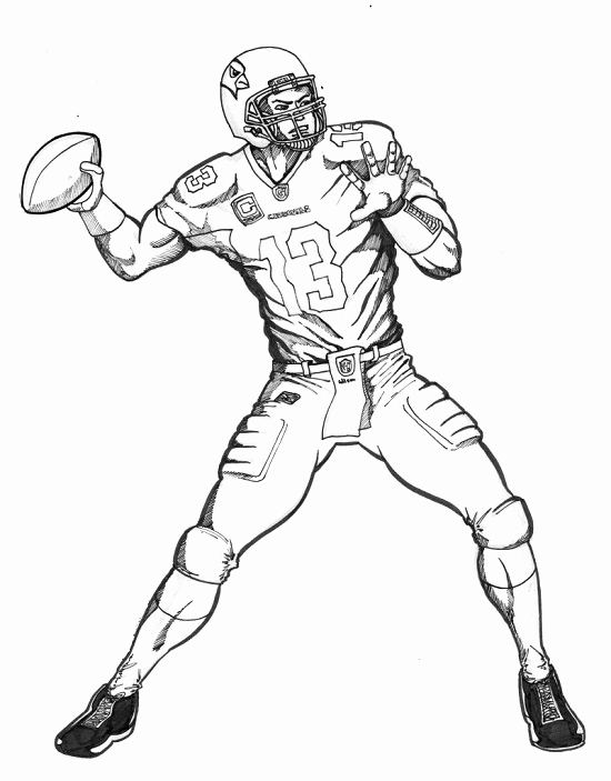 550x703 Football Coloring Pages Pics Trend Printable Football Coloring