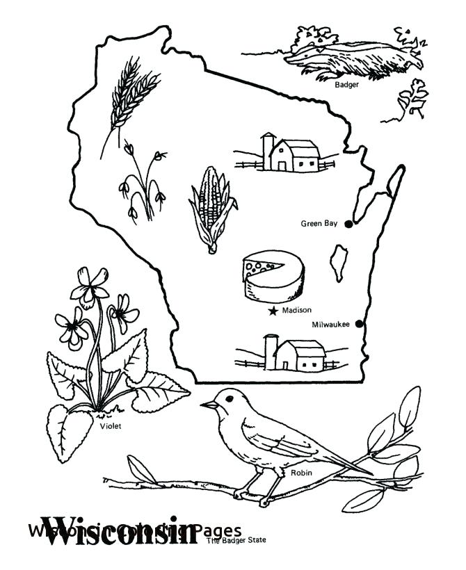 670x820 Wisconsin Coloring Pages Best Images About Color Pages
