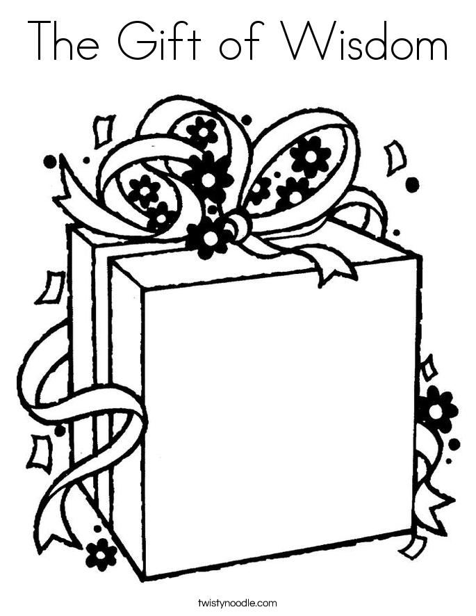 685x886 The Gift Of Wisdom Coloring Page