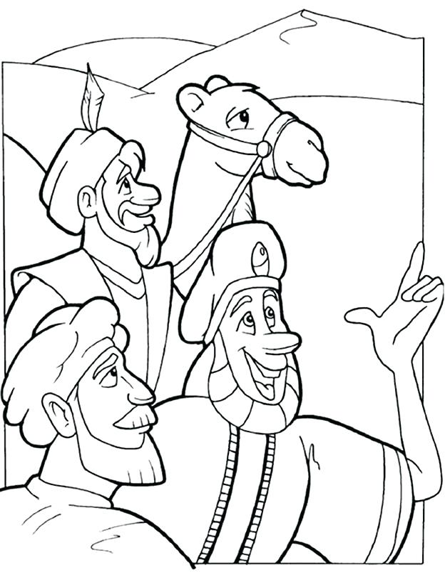 624x802 Three Wise Men Coloring Pages Three Wise Men Coloring Pages