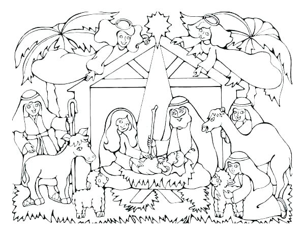 600x460 Wise Men Coloring Pages Three Wise Men Coloring Page Free