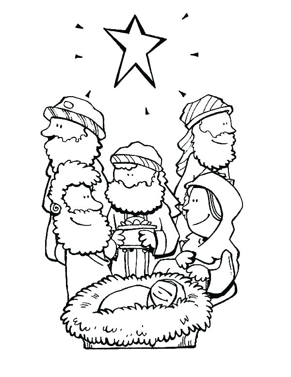 600x776 Wise Men Coloring Pages Wise Man Foolish Man Coloring Page Three