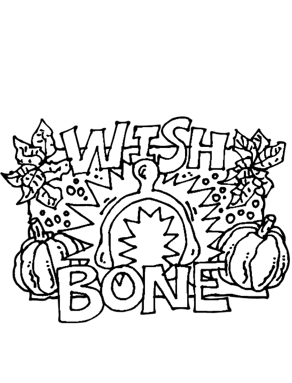 576x756 New! Turkey Wishbone Coloring Page Printables