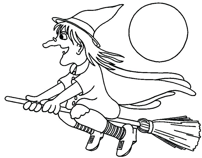 800x627 Witch Coloring Pages Flying Witches Coloring Pages Printable Free