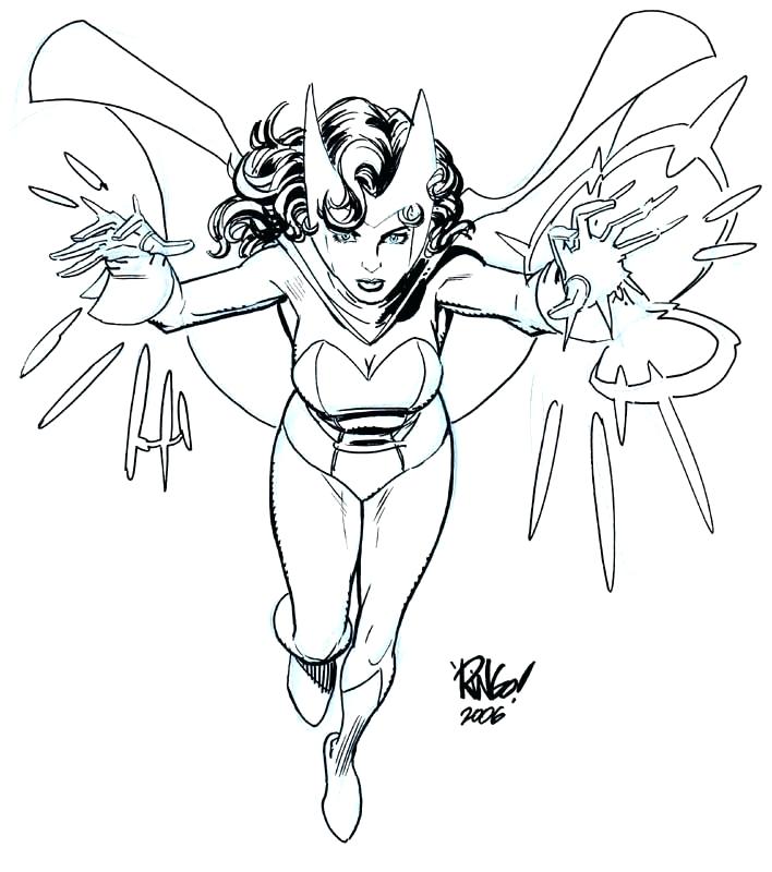 708x800 Scarlet Witch Coloring Pages Best Witch Coloring Pages To Print