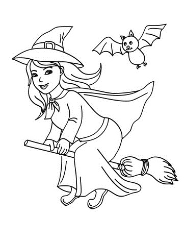 363x470 Halloween Coloring Page Crafts And Worksheets For Preschool