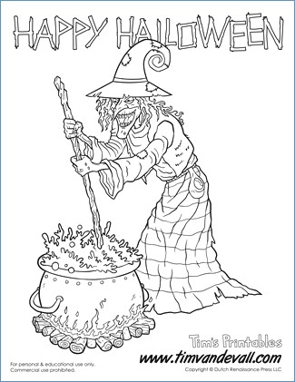 325x421 Halloween Coloring Pages Preschoolers