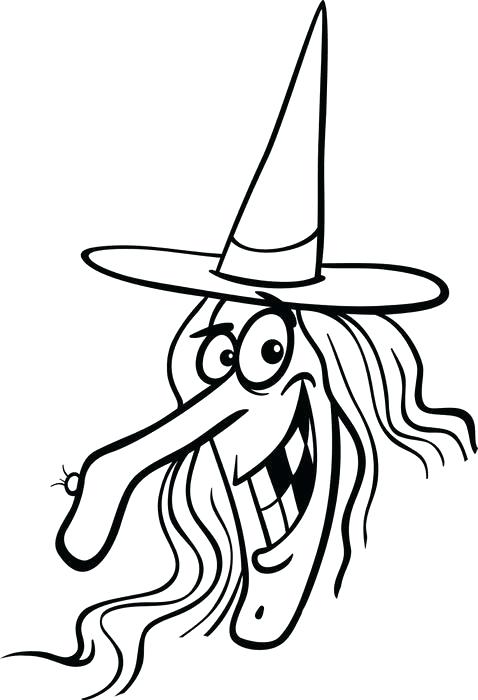 478x700 Witch Coloring Pages Free Printable Witch Coloring Page For Kids