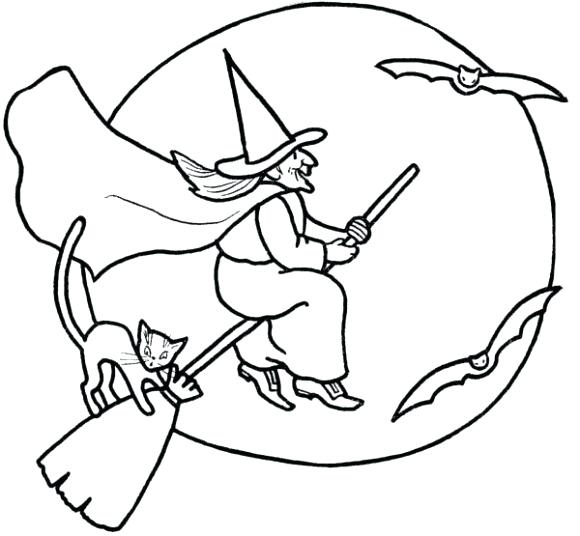 580x536 Witch Pictures To Color Coloring Pages Mermaid Picture To Color