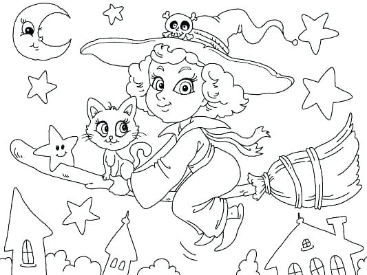 533x400 Exciting Preschool Halloween Coloring Pages Fun Coloring Pages