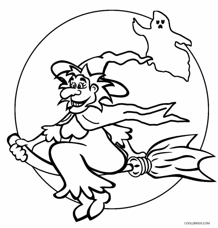 750x783 Printable Witch Coloring Pages For Kids