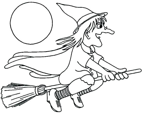 Witch Hat Coloring Page at GetDrawings | Free download