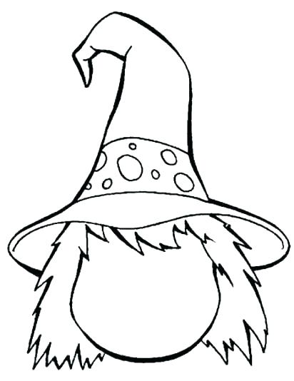 412x534 Witches Coloring Pages Witch Hat Coloring Page Witches Coloring