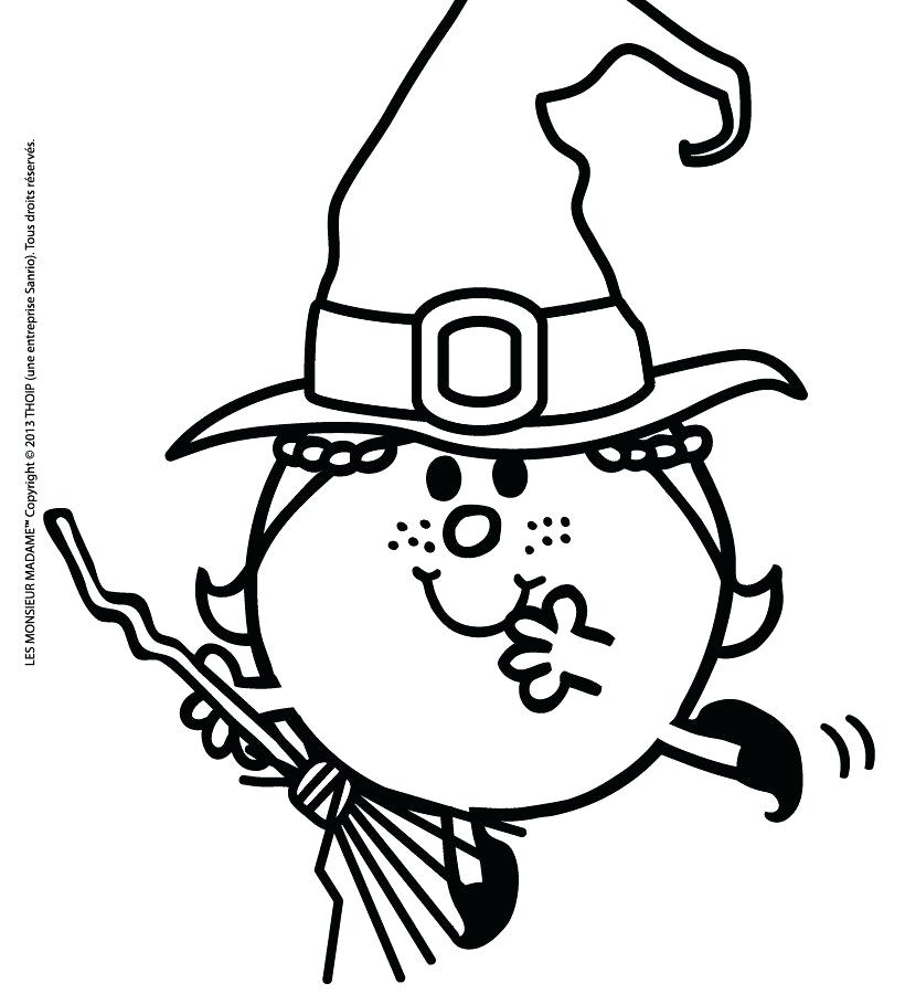 820x900 Witch Hat Coloring Sheets