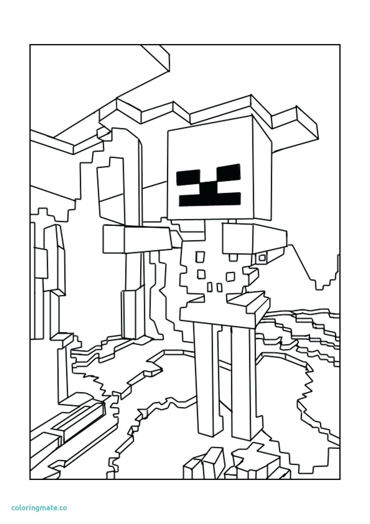 1295x1832 Minecraft Wither Skeleton Coloring Pages To Print B Full Size