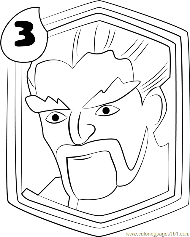 640x800 Ice Wizard Coloring Page