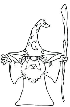 283x430 Wizard Coloring Page X Printable Coloring Pages