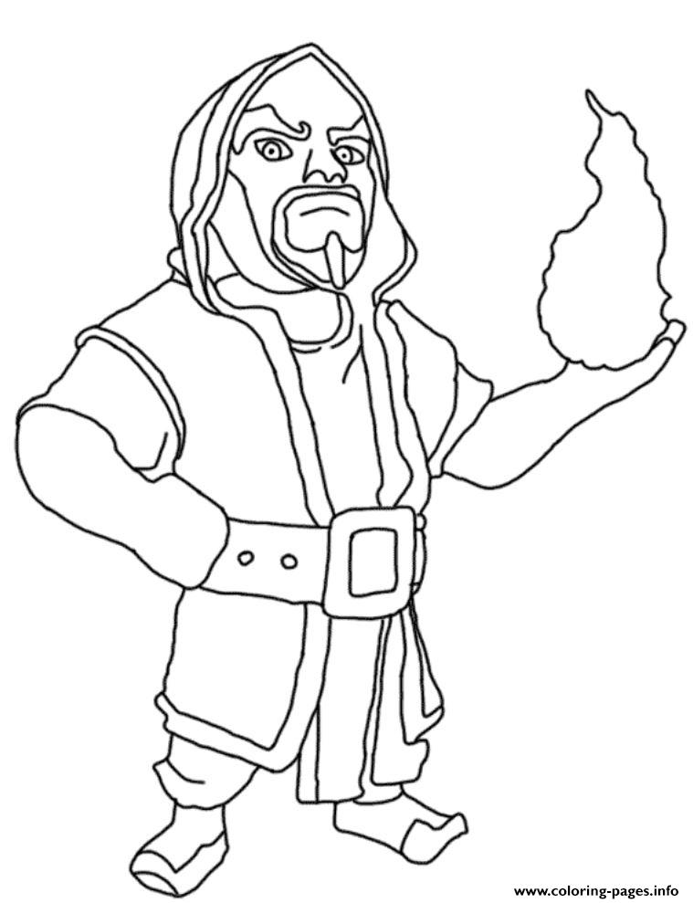 759x989 Clash Of Clans Coloring Pages Download