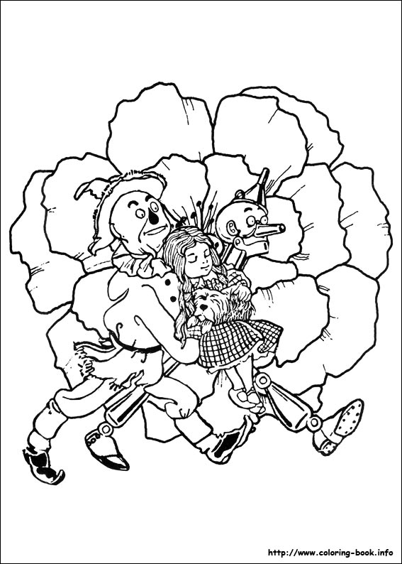 567x794 The Wizard Of Oz Coloring Pages On Coloring