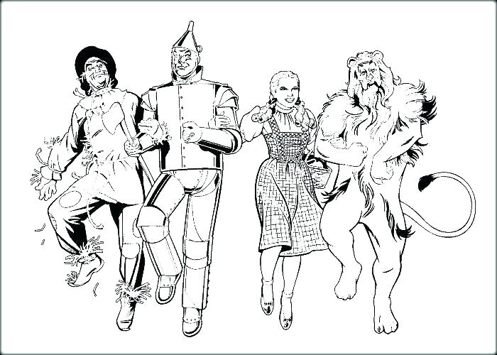 700x500 Wizard Of Oz Coloring Pages Free Wizard Of Oz Coloring Pages