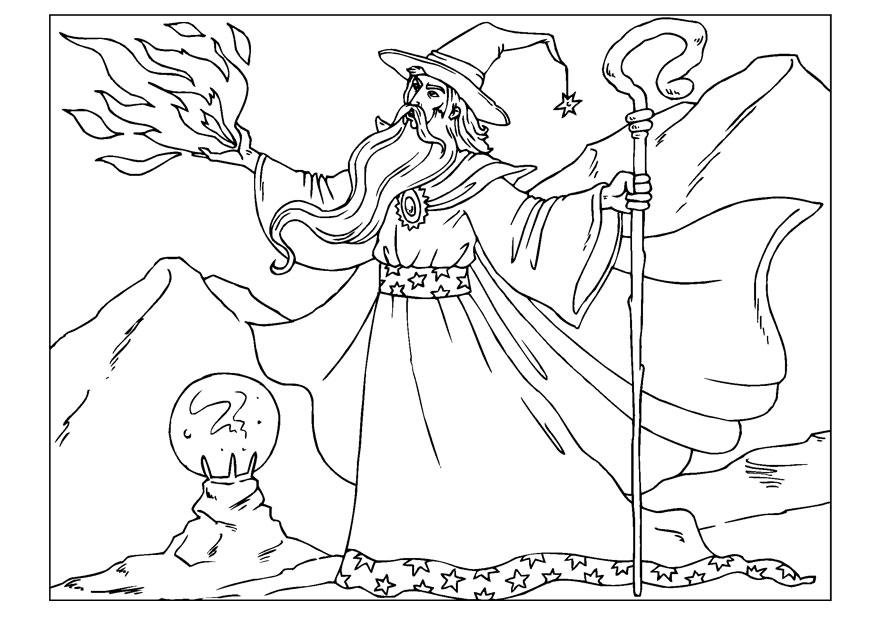 875x620 Incredible Design Ideas Wizard Coloring Pages For Adults Of Oz