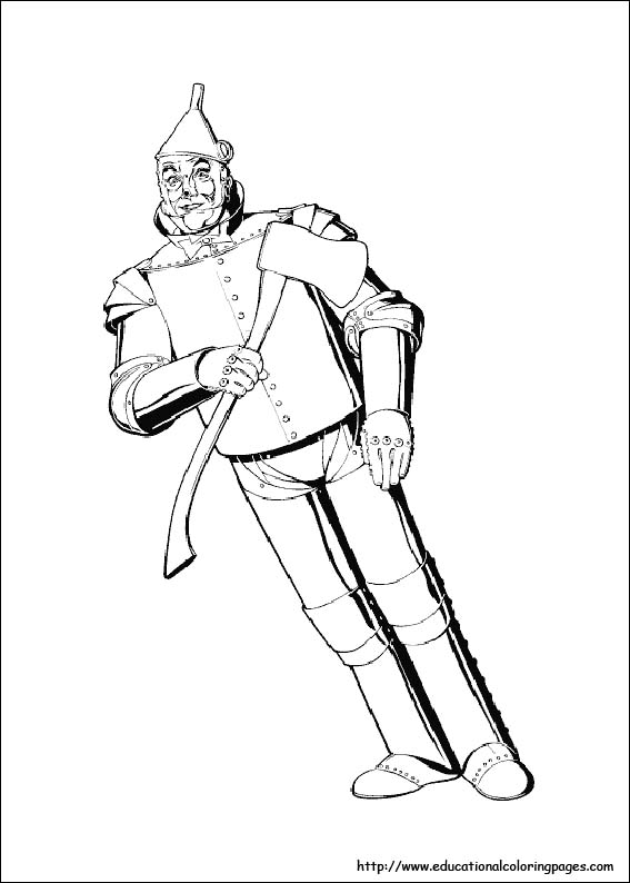 567x794 Wizard Of Oz Coloring Pages Free For Kids