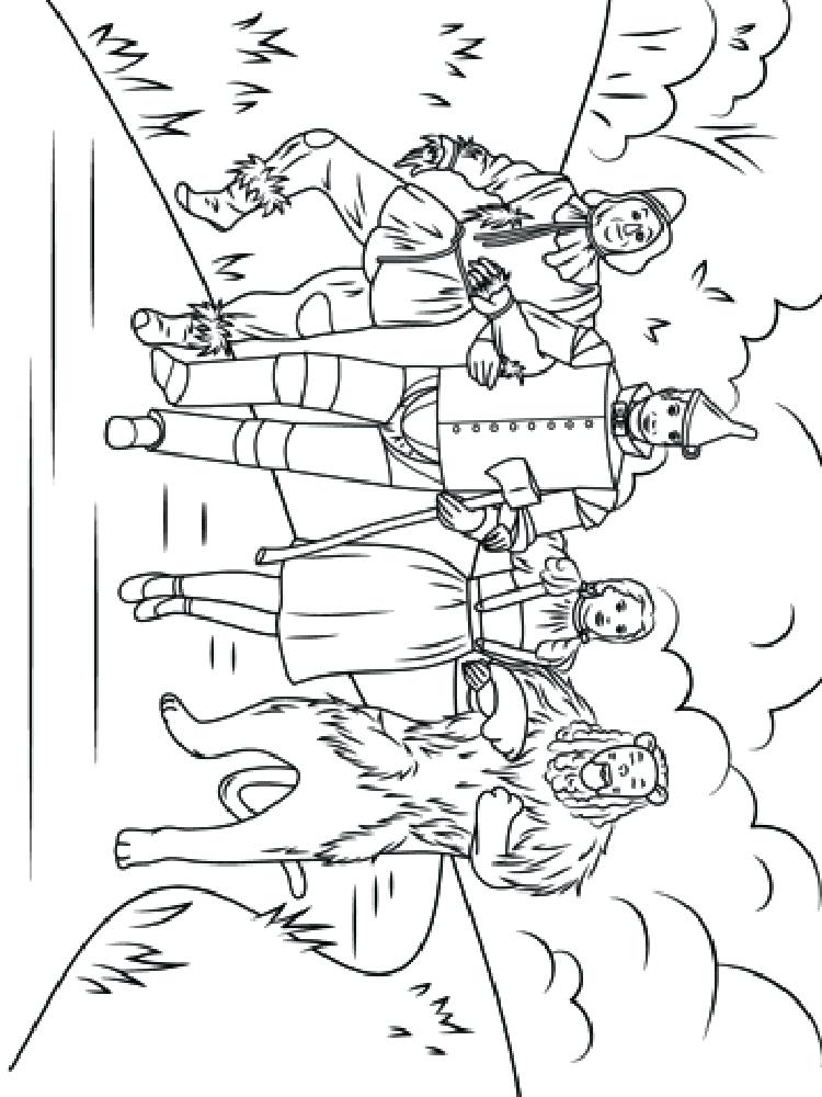 750x1000 Top Wizard Of Oz Coloring Pages Free Coloring Page Colouring Book