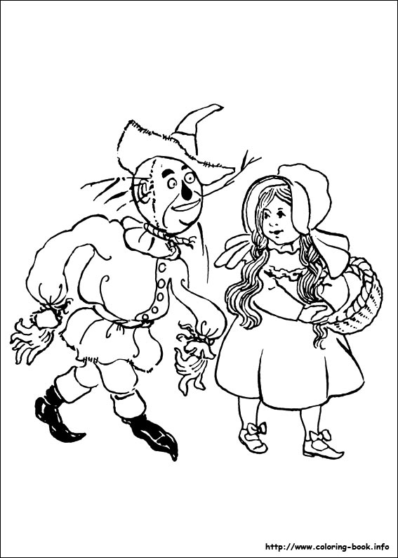 567x794 The Wizard Of Oz Coloring Picture