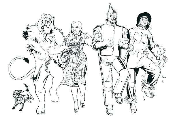 600x442 Wizard Of Oz Coloring Pages Free Coloring Pages Wizard Of Oz