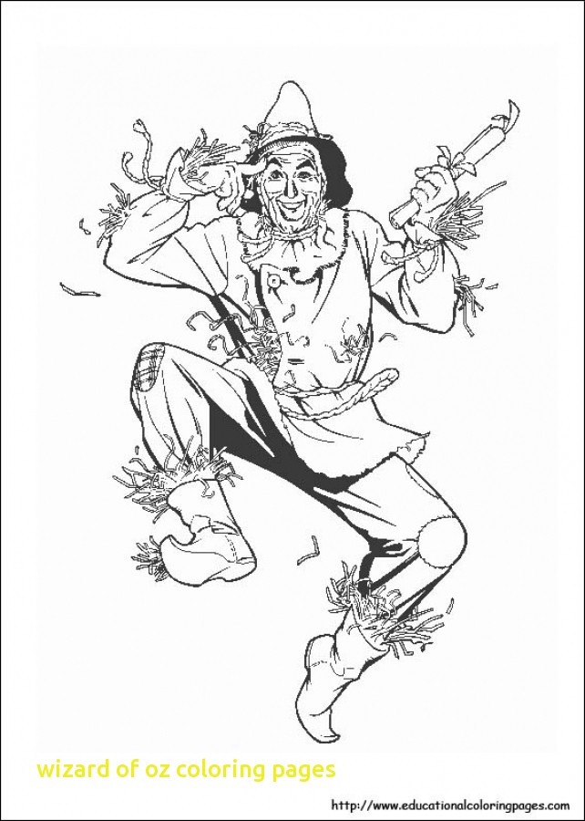 642x900 Wizard Of Oz Coloring Pages With Scarecrow In Free Wizard Of Oz