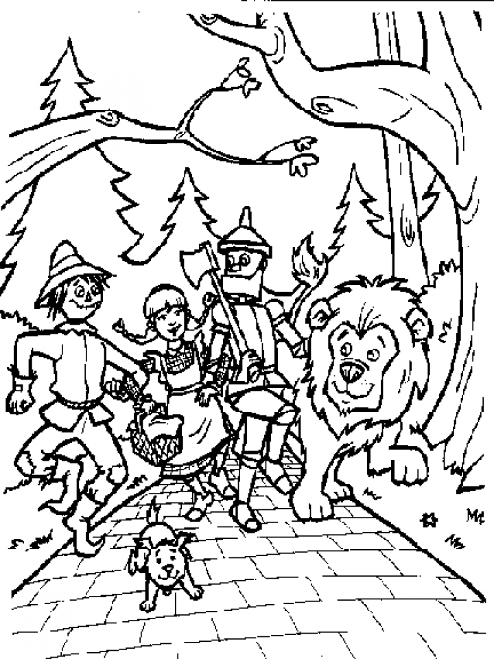 720x960 Get This Wizard Of Oz Coloring Pages To Print For Kids !