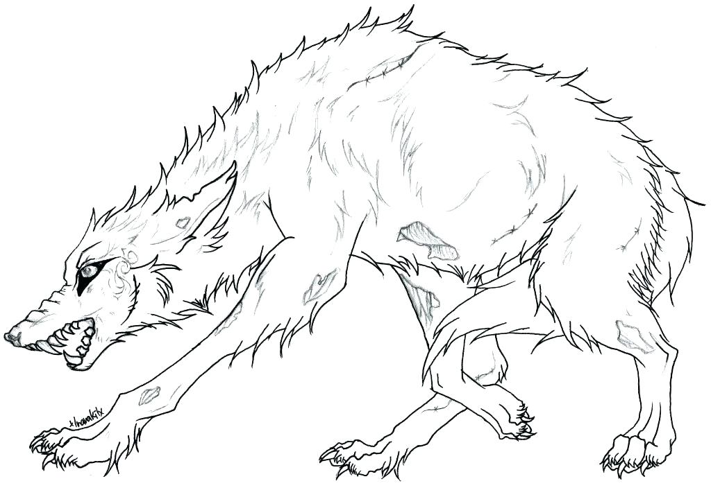 1024x704 Awesome Wolf Coloring Pages