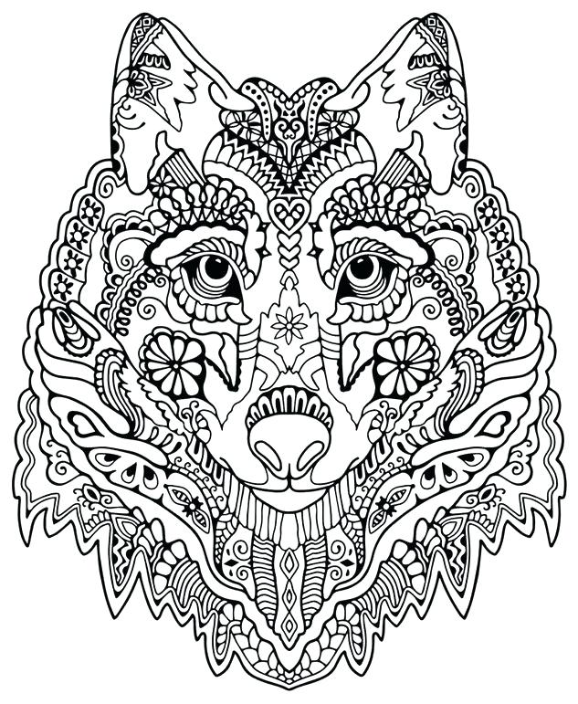 633x771 Wolf Coloring Pages Wolf Colouring Pages To Print