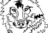 200x140 Coloring Page Wolf Face Beautiful Tattoo Wolf Krissy Tattoos